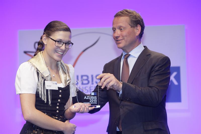Alix Weigel bei der Nationalen Bestenehrung Alix Weigel bei der Nationalen Bestenehrung