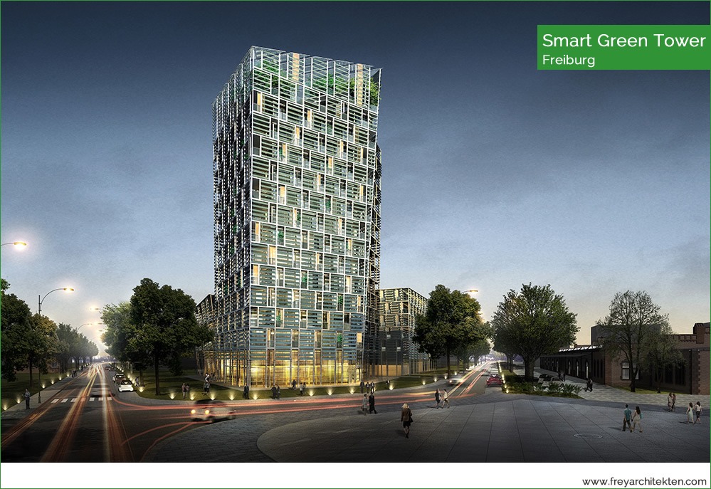 Architektur mit sozialem undökologischem Anspruch?der neue Smart Green Tower in Freiburg