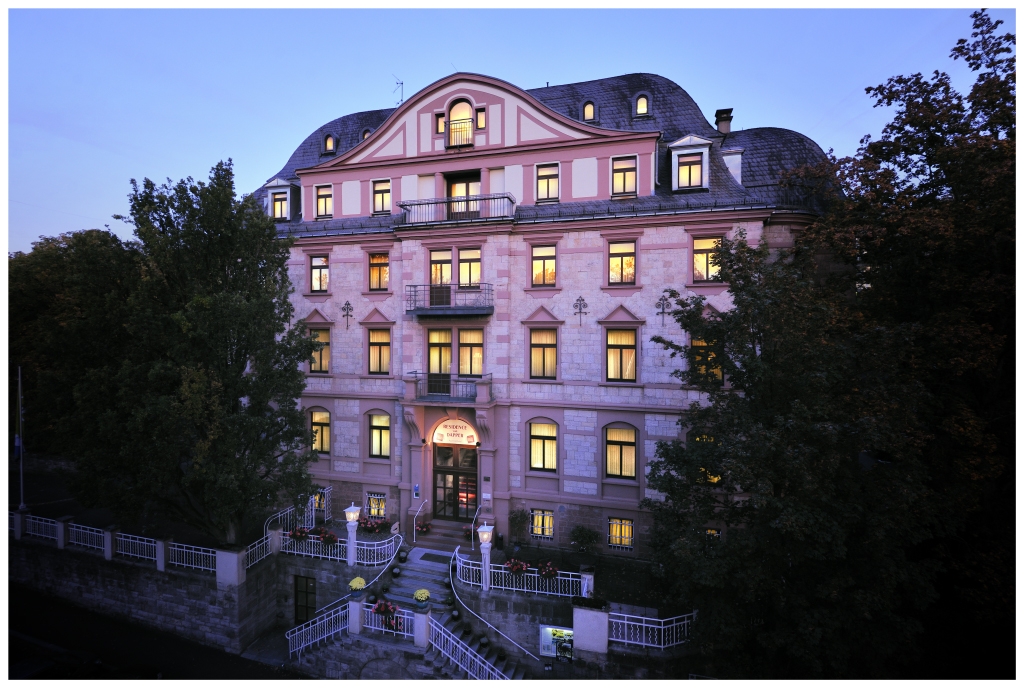 Aussenansicht Hotel Residence von Dapper in Bad Kissingen