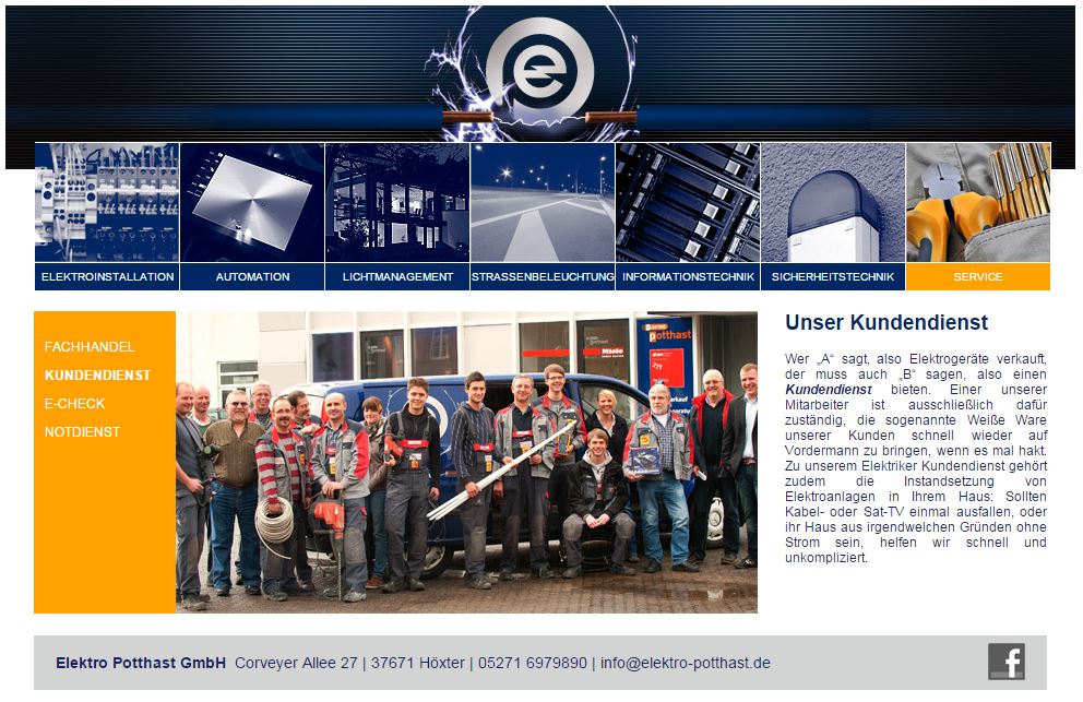 Elektriker, Elektro Potthast, Höxter,