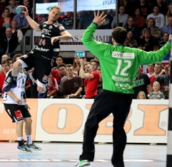(Foto: hl-studios, Erlangen): HC Erlangen – Martin Stranovsky überzeugte mit 9 Treffern