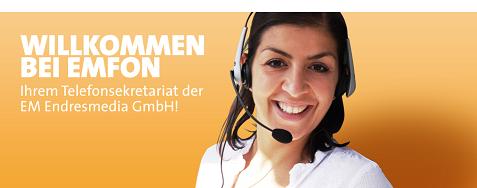 Nadja Endres, Mitarbeiterin Telefonsekretariat EMFON Nadja Endres, Mitarbeiterin Telefonsekretariat EMFON