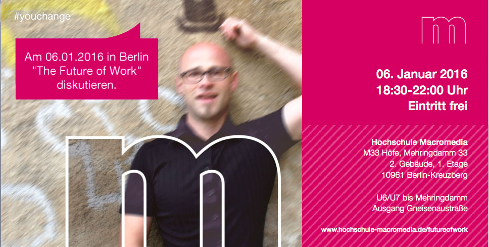 Hochschule Macromedia Berlin lädt zur Diskussion 