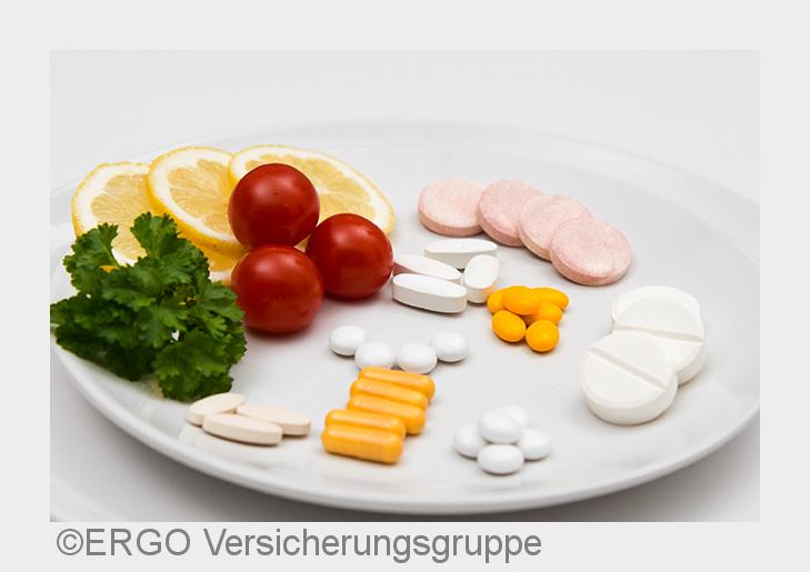 Nahrungsergänzungsmittel (Bildquelle: ERGO Versicherungsgruppe)