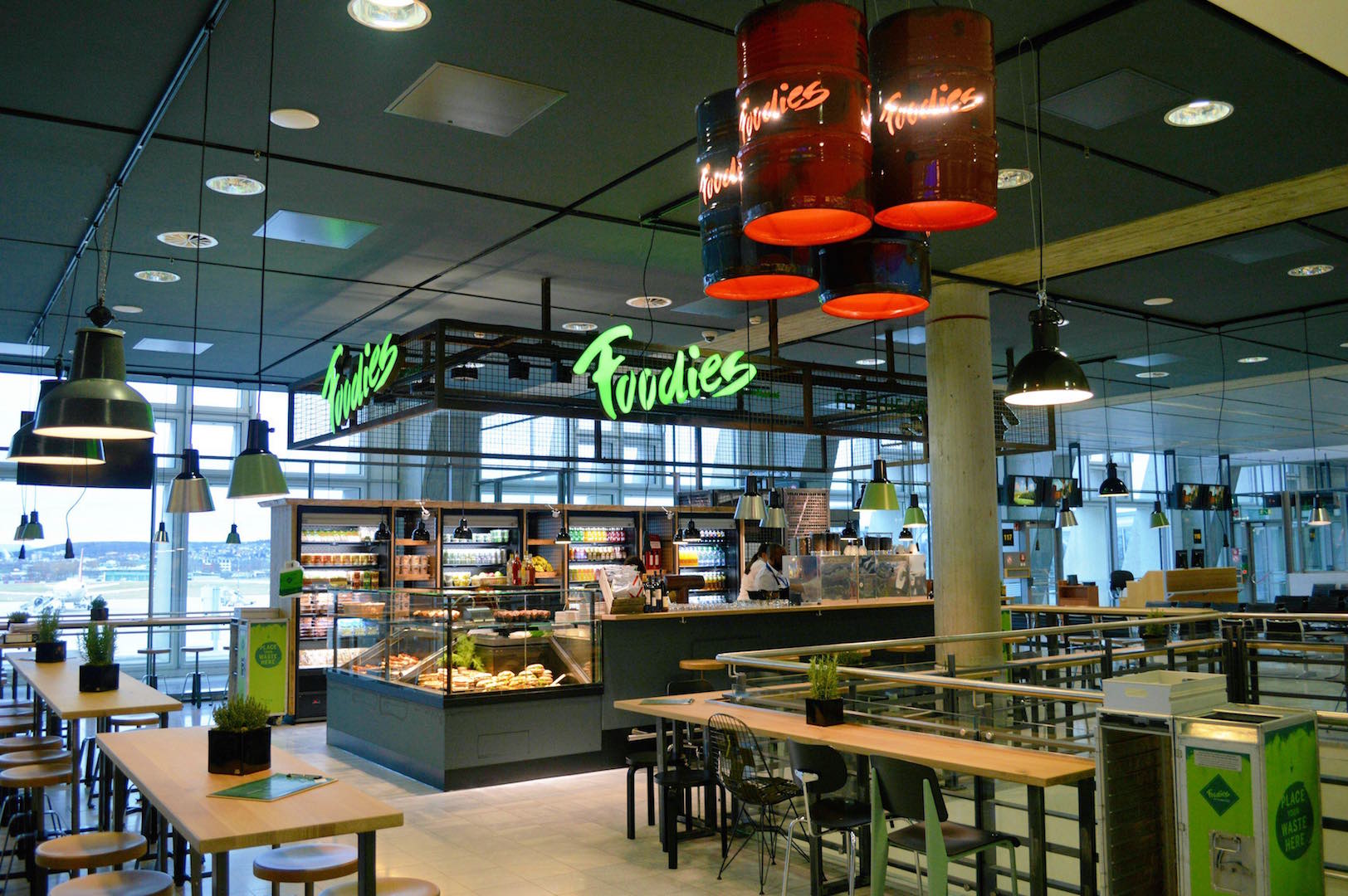 Foodies am Stuttgart Airport, Sicherheitsbereich Foodies am Stuttgart Airport, Sicherheitsbereich
