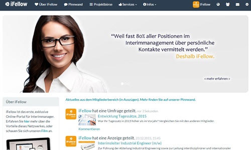 iFellow - Portal für Interimmanager iFellow - Portal für Interimmanager