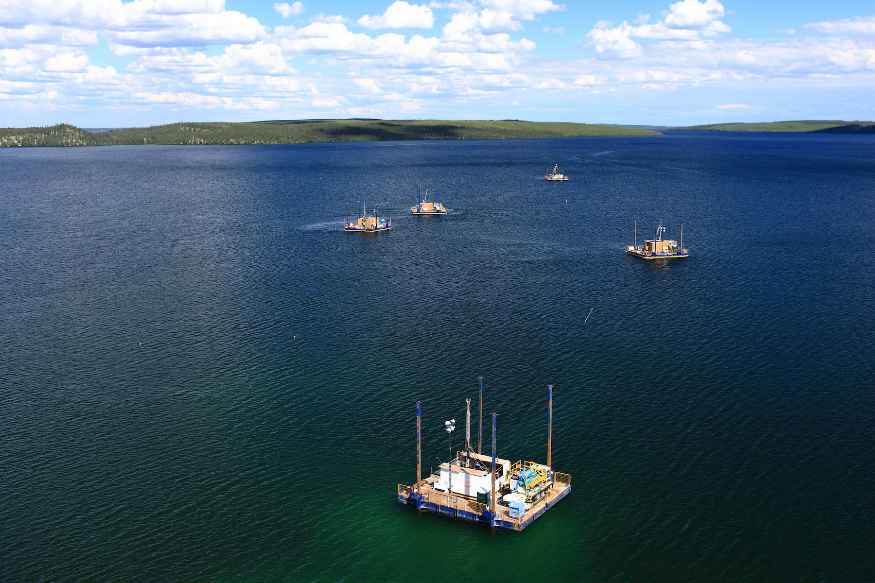 Fission Uranium, Sommerbohrungen auf dem Patterson Lake in Kanada