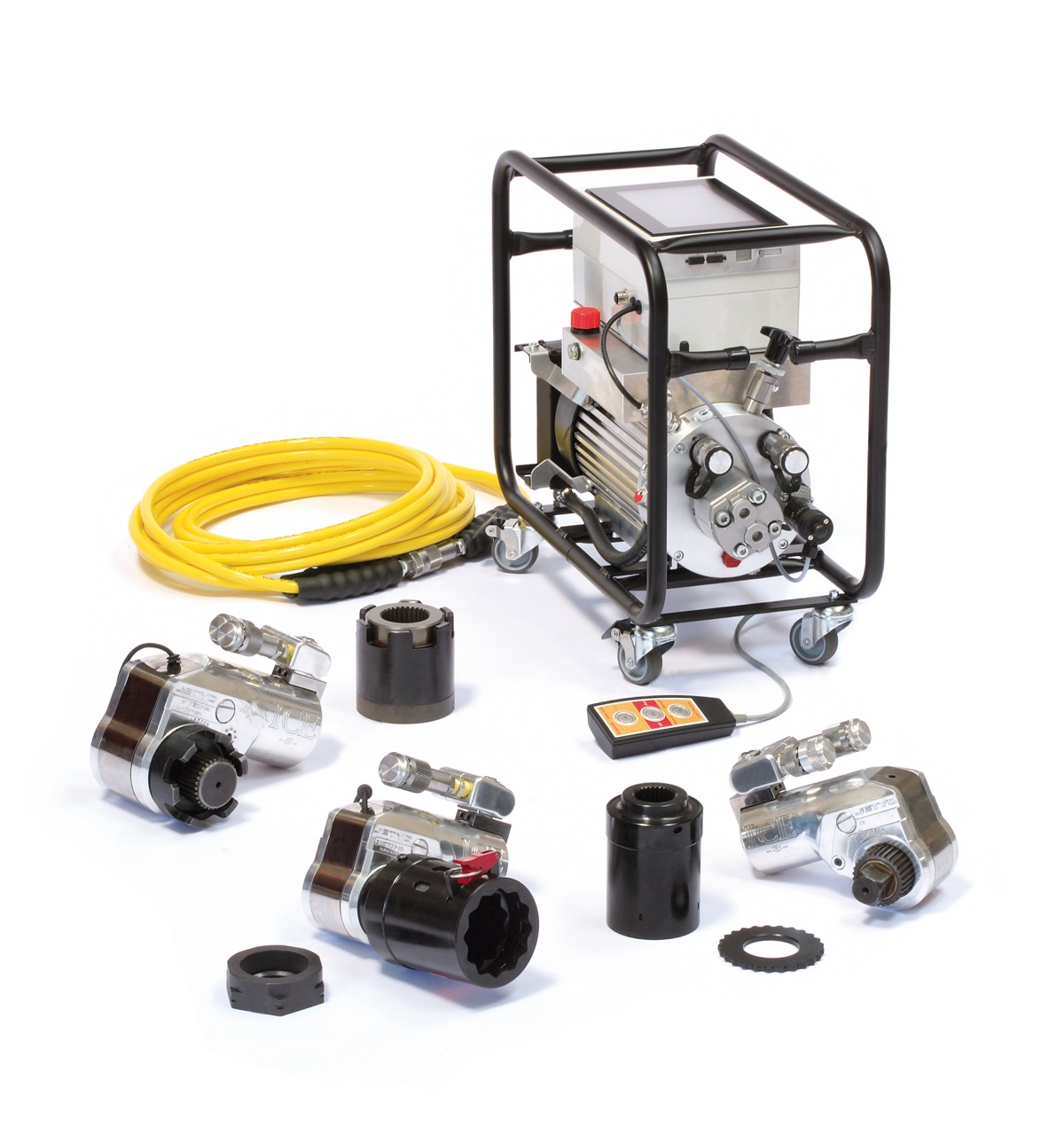 Cleveres System: erweiterte Pumpe ECO2Touch und hydraulische Drehmomentschrauber von Hytorc Cleveres System: erweiterte Pumpe ECO2Touch und hydraulische Drehmomentschrauber von Hytorc