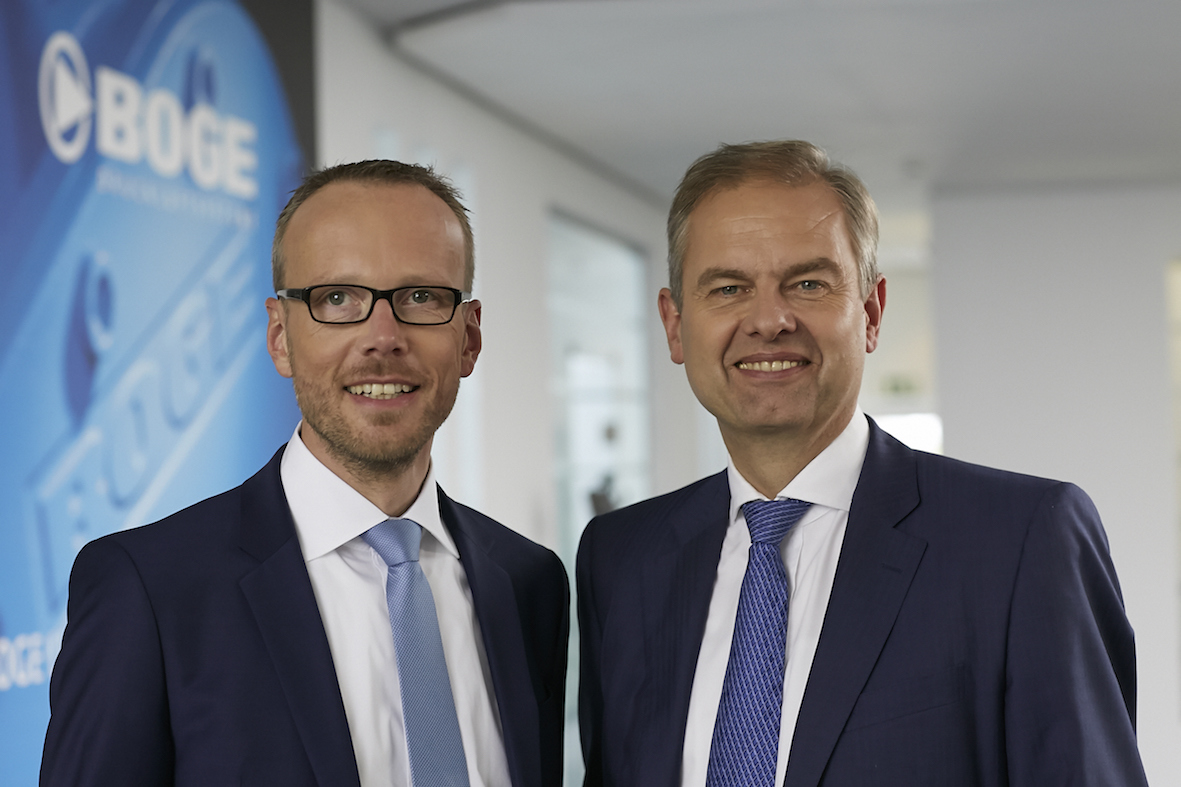 Die BOGE Geschäftsführer Thorsten Meier (links) und Wolf D. Meier-Scheuven
