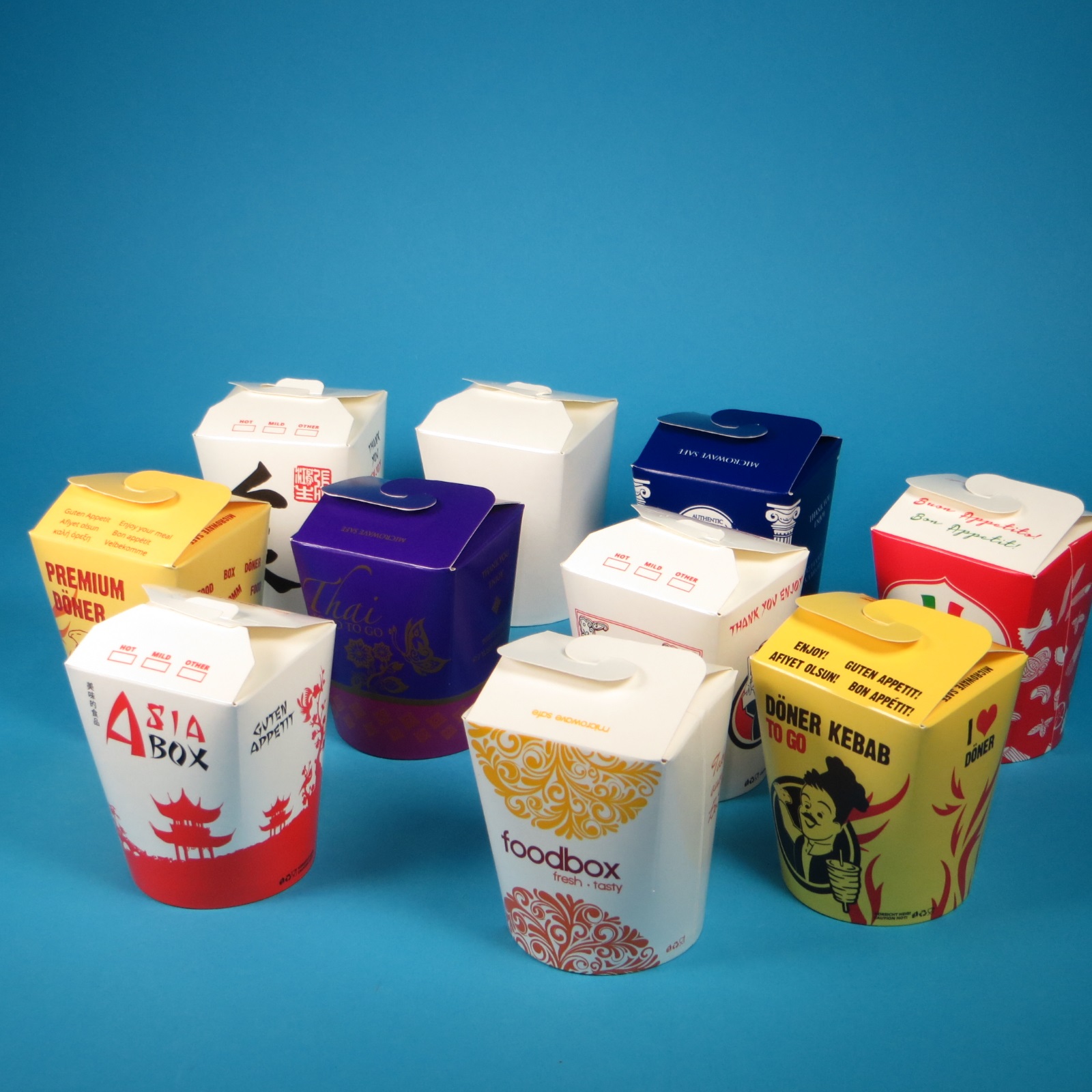 Asiaboxen, Dönerboxen und Pastaboxen bei Pack4Food24.de