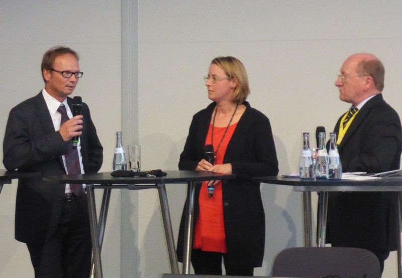 Guido Zander im Gespräch mit Anja Kayser und Franz Langecker auf der IT&B2015