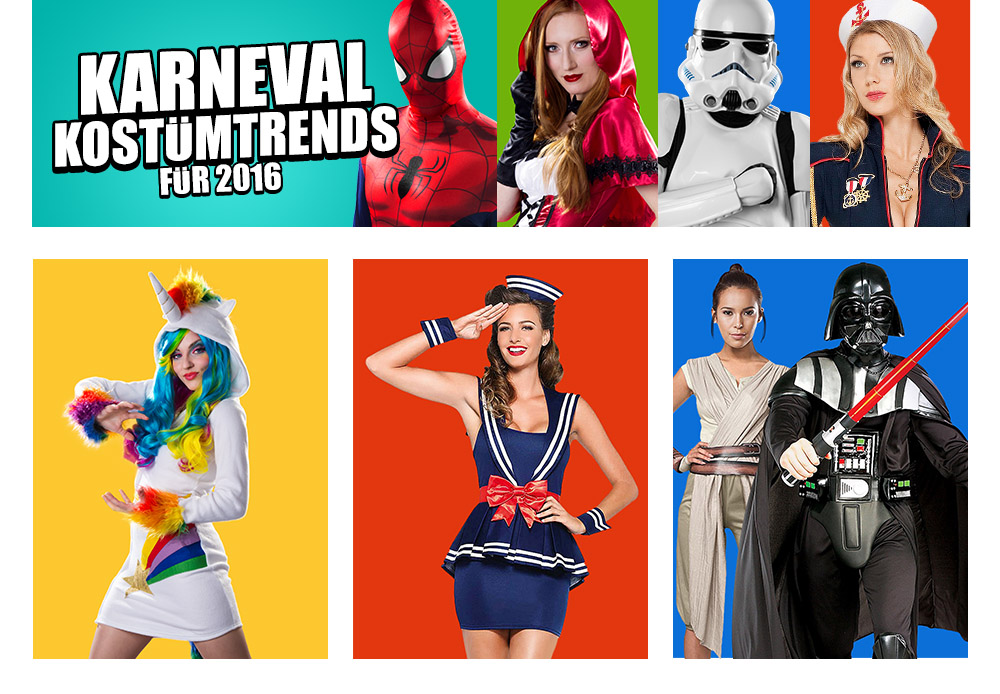Kostümtrends zu Karneval 2016