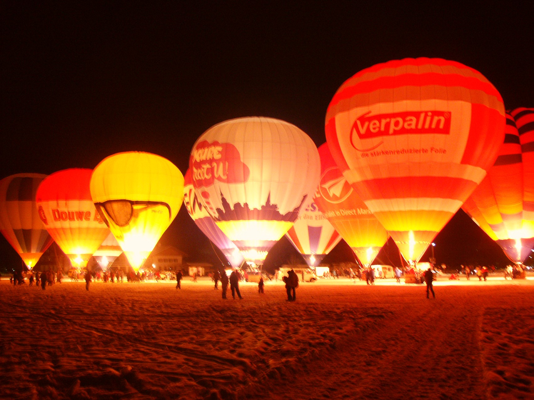 27. Inzeller Ballonwoche in traumhafter winterlichen Voralpenlandschaft