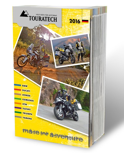 Der neue Touratech-Katalog hat einen Rekordumfang von 2020 Seiten. Der neue Touratech-Katalog hat einen Rekordumfang von 2020 Seiten.