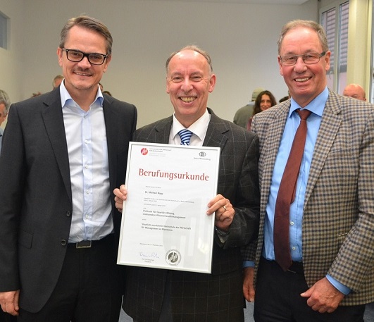 v.li.: Wolfgang Dittmann, Michael Nagy, Franz Egle. Foto: Franz Motzko