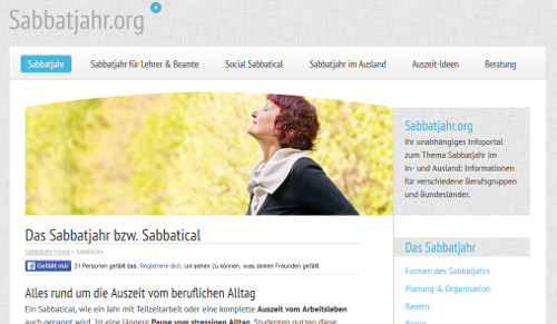 Stress abbauen im Sabbatjahr