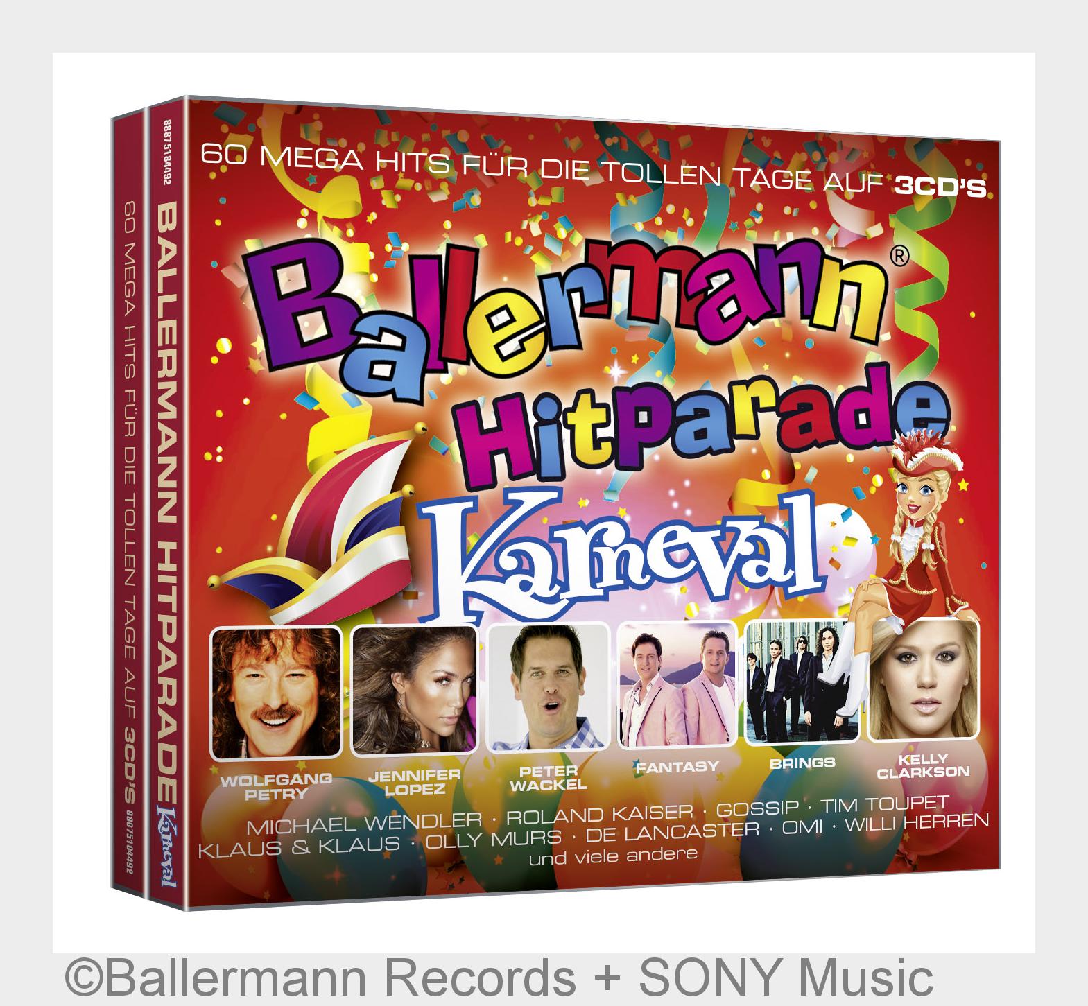 Ballermann Hitparade KARNEVAL 2016 (Bildquelle: Ballermann Records + SONY Music)