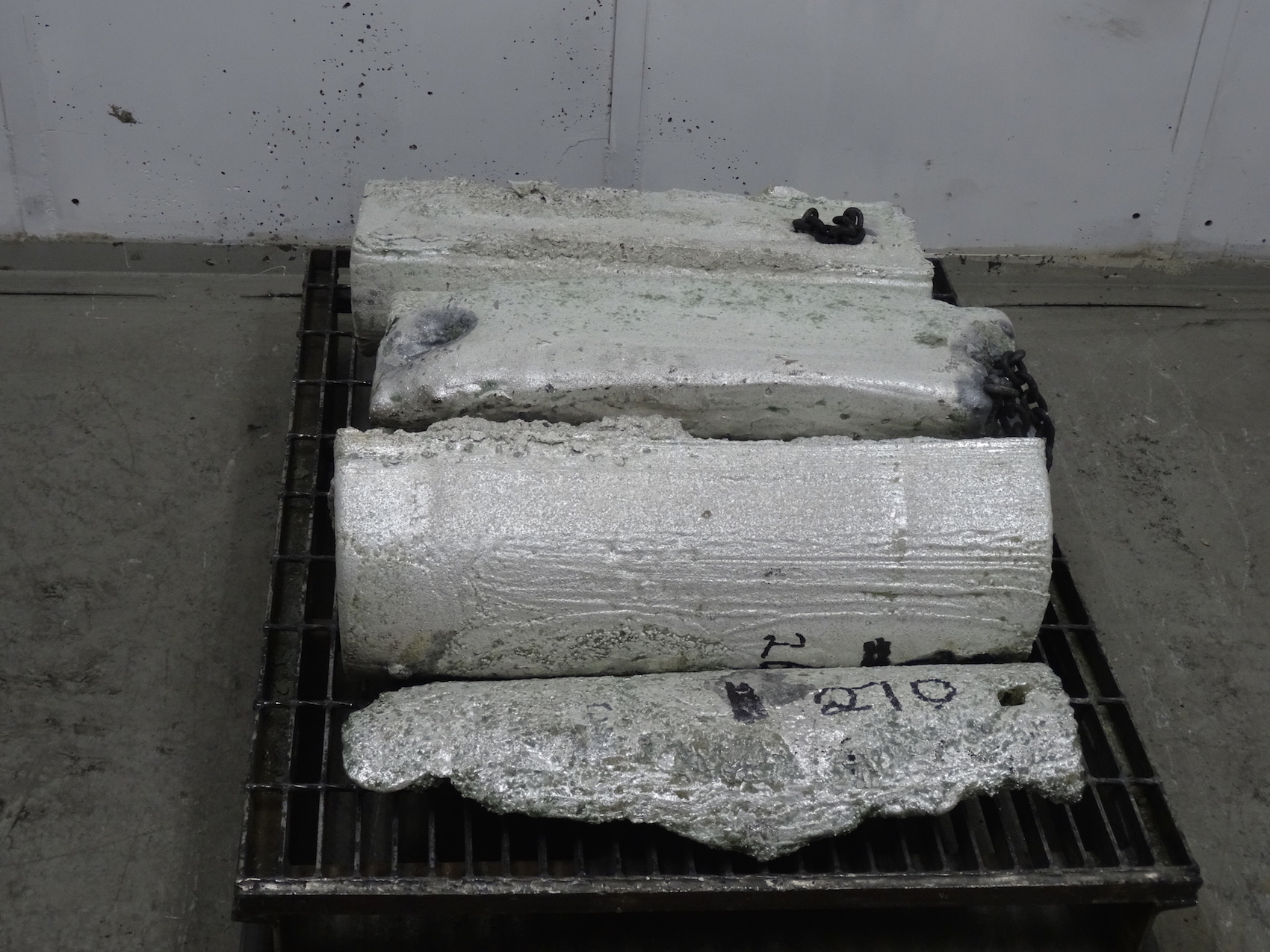 Klondex Mines produzierte Silberbarren,Nevada