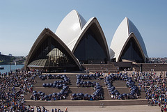 Der Klima-Aktionstag in Sydney, Quelle: 350.org Der Klima-Aktionstag in Sydney, Quelle: 350.org