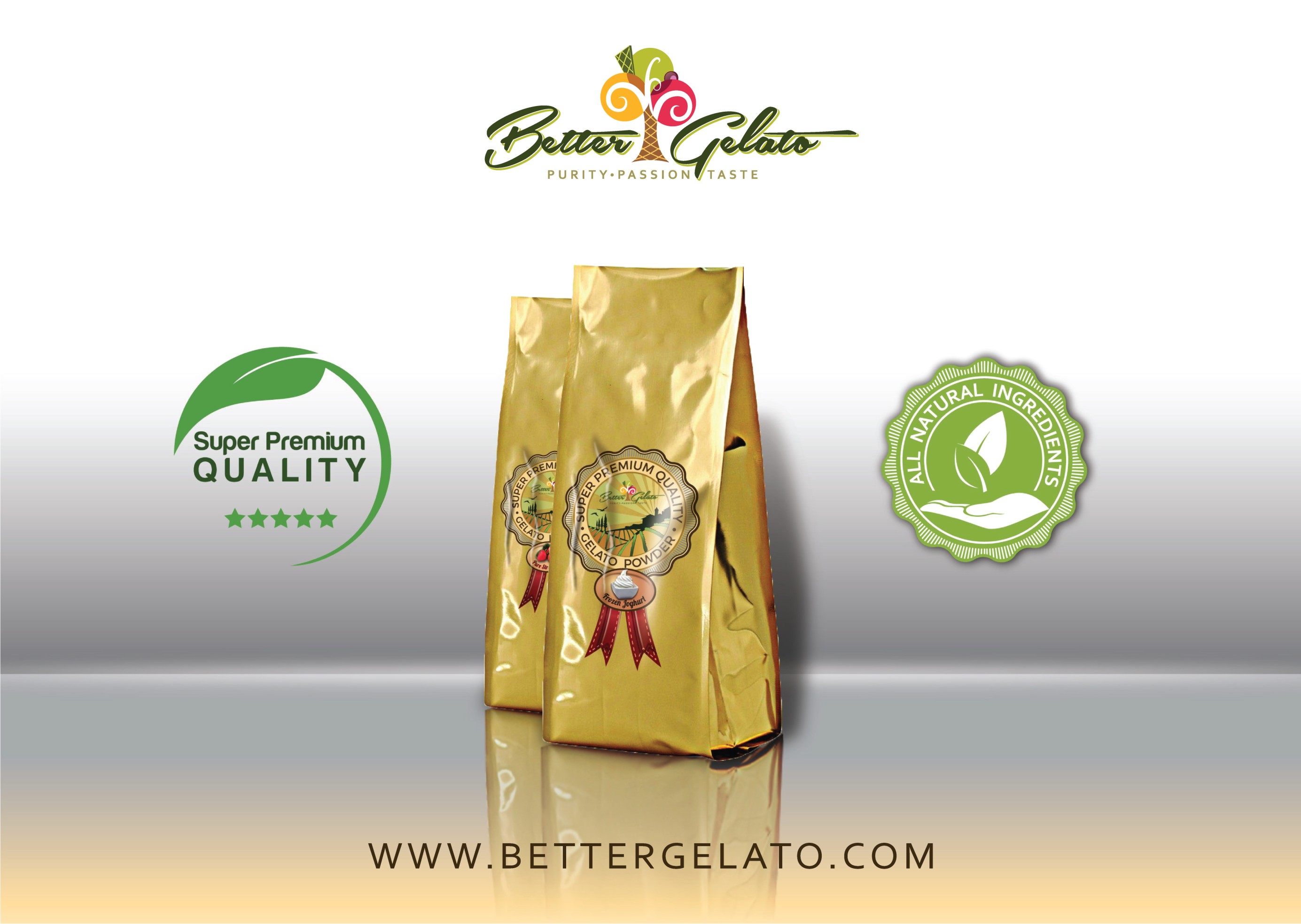 Super Premium Eispulver der Better Gelato AG