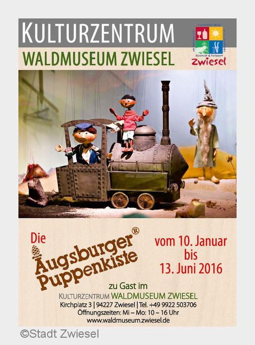 Bis zum 13. Juni ist die Sonderausstellung der Augsburger Puppenkiste in Zwiesel zu sehen (Bildquell