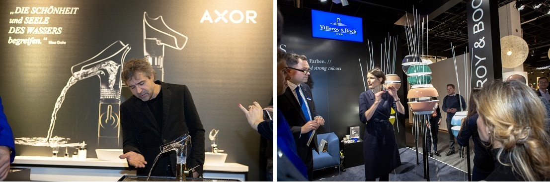 Philippe Grohe, Axor/Hansgrohe - Gesa Hansen, Villeroy& Boch