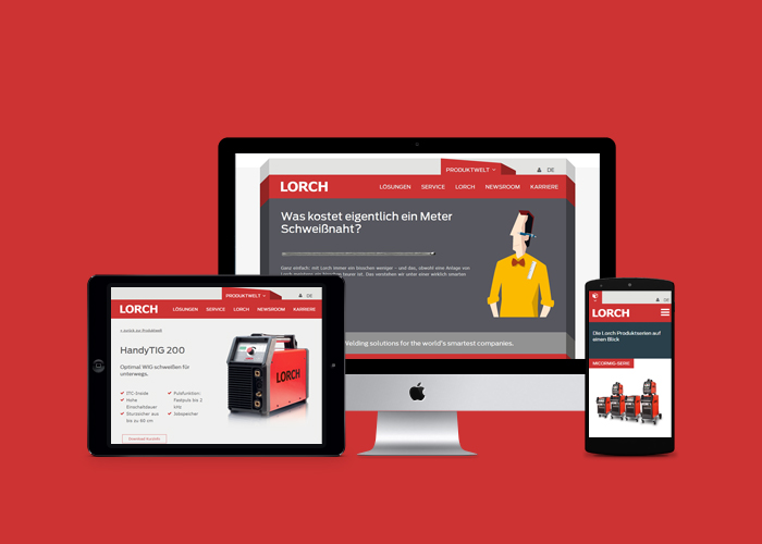 Website Relaunch der LORCH GmbH mit TYPO3 von anders und sehr Website Relaunch der LORCH GmbH mit TYPO3 von anders und sehr