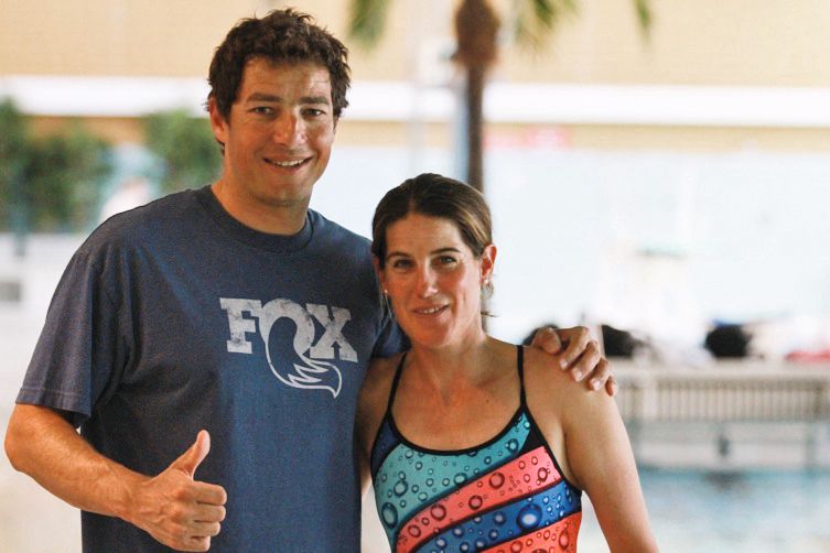 Die mehrfachen Ironman-Sieger Lothar und Nicole Leder