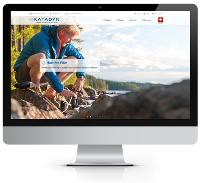 Website der Marke Katadyn: Marken-Shops der Katadyn Group überzeugen nun auch grafisch und technisch