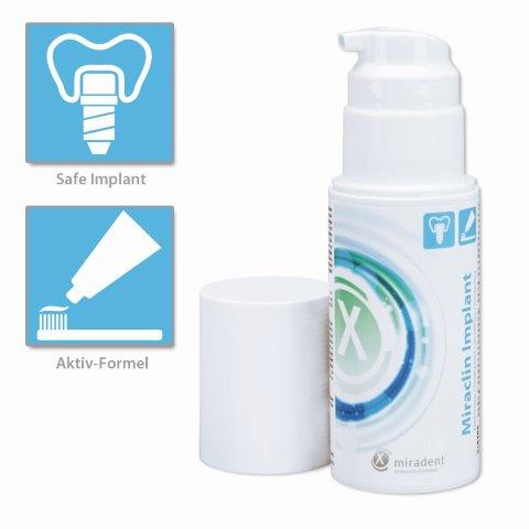 Die neue Miraclin Implant Zahncreme für Implantatträger Die neue Miraclin Implant Zahncreme für Implantatträger