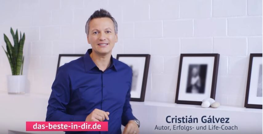 Motivationscoach und 5 Sterne Redner Cristián Gálvez weckt"Das Beste in Dir!"