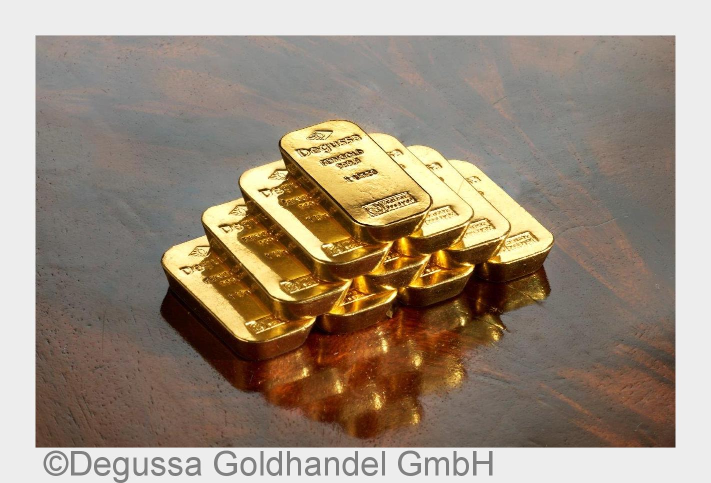 Goldbarren Degussa Goldhandel (Bildquelle: Degussa Goldhandel GmbH)