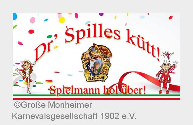 Das Motto des Monheimer Karnevals (Bildquelle: Große Monheimer Karnevalsgesellschaft 1902 e.V.) Das Motto des Monheimer Karnevals (Bildquelle: Große Monheimer Karnevalsgesellschaft 1902 e.V.)