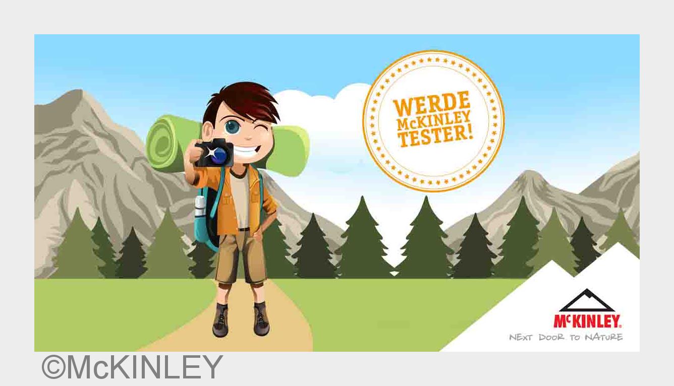 Der McKINLEY-Produkttest geht in die zweite Runde. (Bildquelle: McKINLEY) Der McKINLEY-Produkttest geht in die zweite Runde. (Bildquelle: McKINLEY)