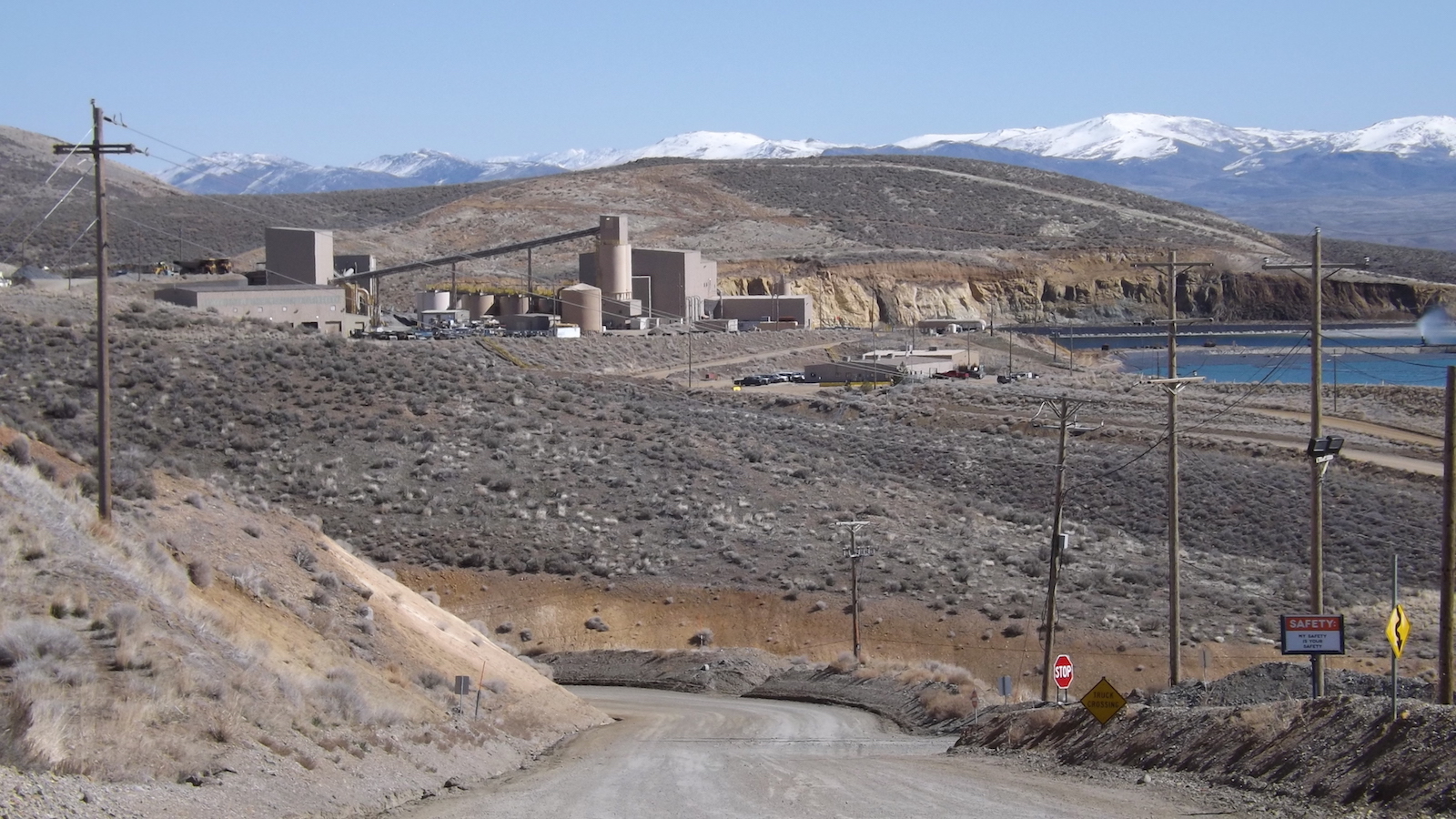 Klondex Mines, Panoramaansicht Midas Verarbeitung