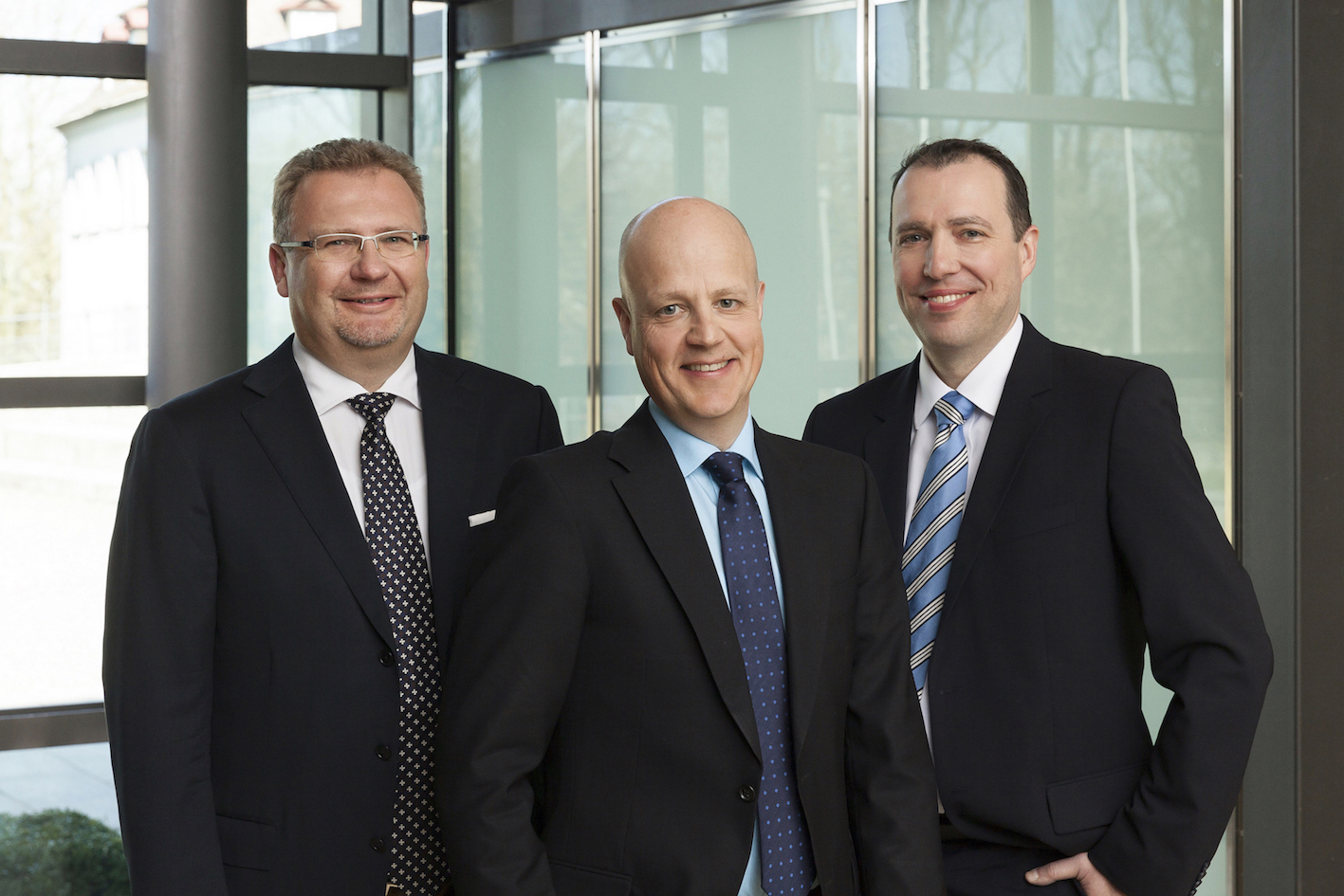 Ingenics AG Vorstand v. l. n. r. CEO Oliver Herkommer, CHRO Manfred Loistl, CFO Carlos Schmidt