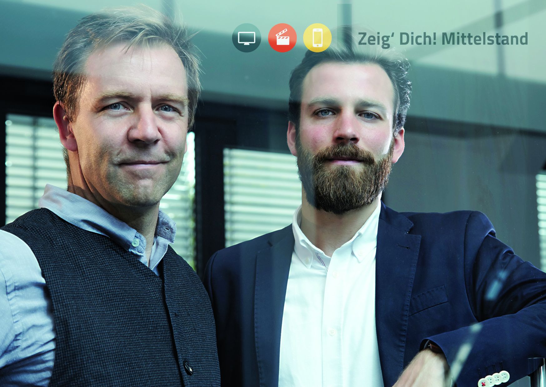Die Initiatoren von"Zeig Dich! Mittelstand": Elmar Sperling und Kim Dormann Die Initiatoren von"Zeig Dich! Mittelstand": Elmar Sperling und Kim Dormann