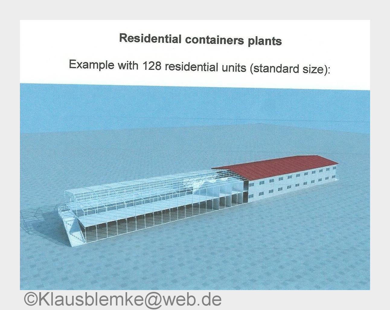 Residential containers plants (Bildquelle: Klausblemke@web.de) Residential containers plants (Bildquelle: Klausblemke@web.de)