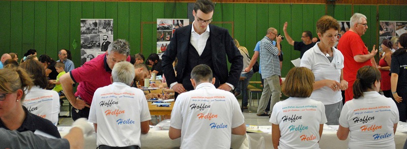Mehr als 1100 Typisierungsaktionen hat die Stefan-Morsch-Stiftung vergangenes Jahr organisiert. 
