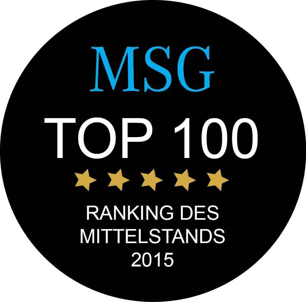 DATRON trägt das Siegel"MSG Top 100"