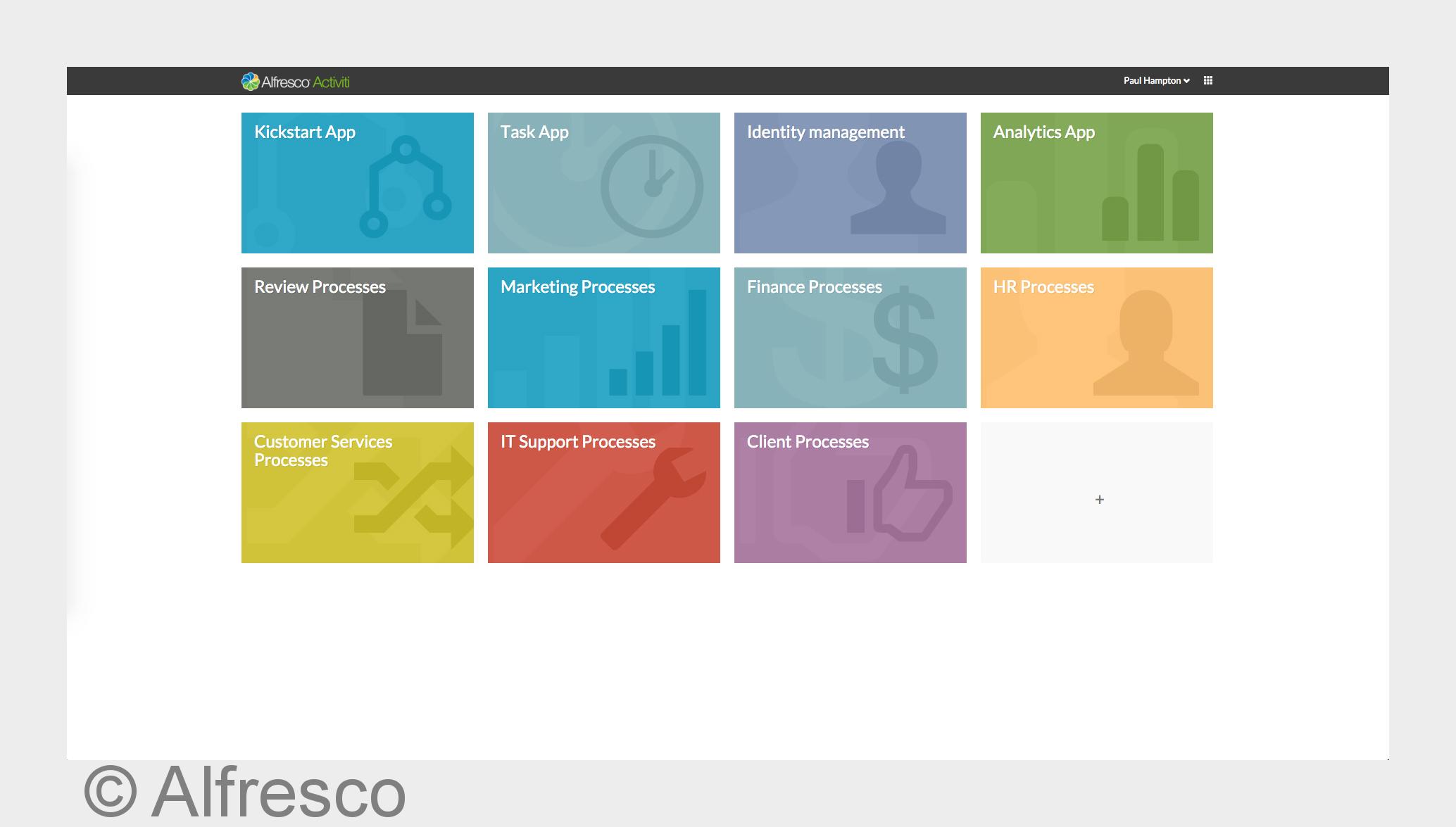 Alfresco vereint ECM und BPM auf einer Plattform. (Bildquelle:©Alfresco)