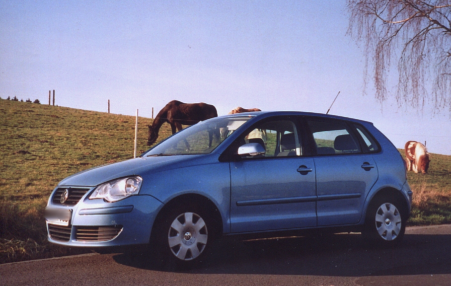 Der hellblaue Polo hat sich bewährt. (Foto: presseweller)