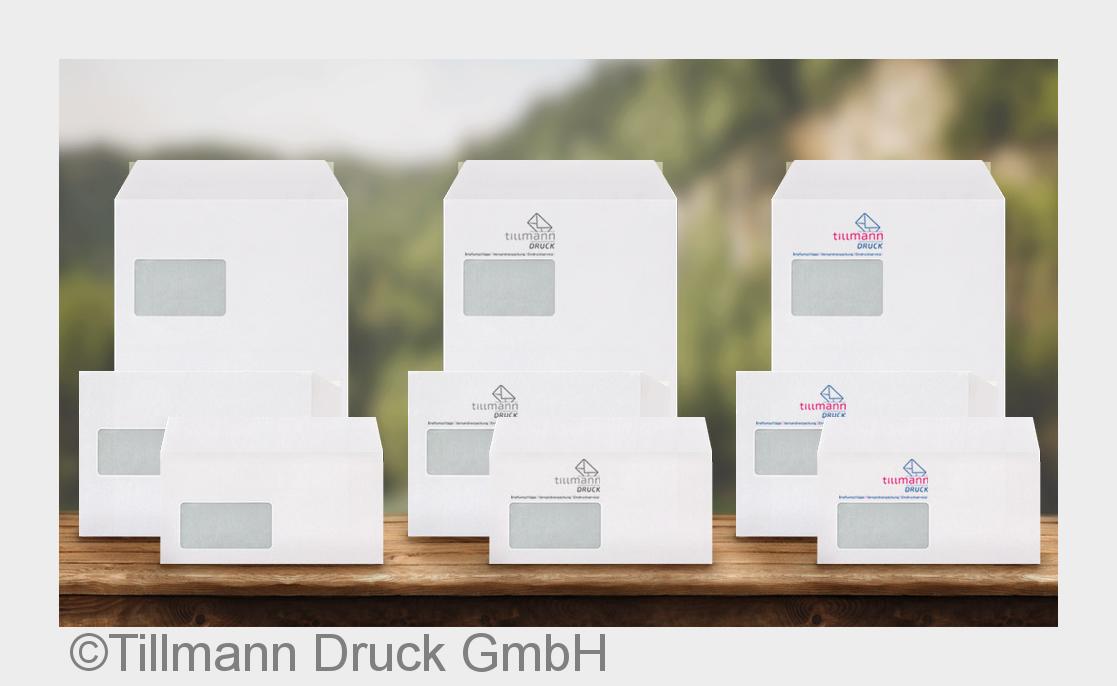 Vorher-Nachher: Von Ihnen gelieferte Briefhüllen von uns mit farbigen Logo gedruckt. (Bildquelle: Ti Vorher-Nachher: Von Ihnen gelieferte Briefhüllen von uns mit farbigen Logo gedruckt. (Bildquelle: Ti