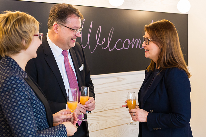 v.l. Agnes Makk, Michael Weinreich, Liisa Oviir