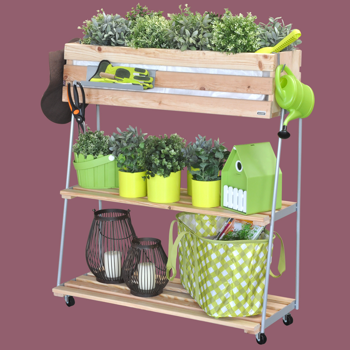 So geht"Urban& Country Gardening" von Heute: Das GreenRACK von WAGNER So geht"Urban& Country Gardening" von Heute: Das GreenRACK von WAGNER