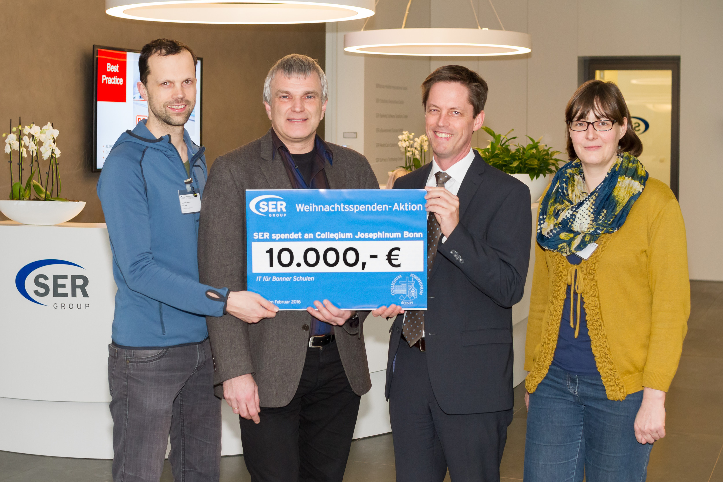 v.l.: Martin Offer Uwe Neffgen, Johannes Breuers,  Andrea Beiler