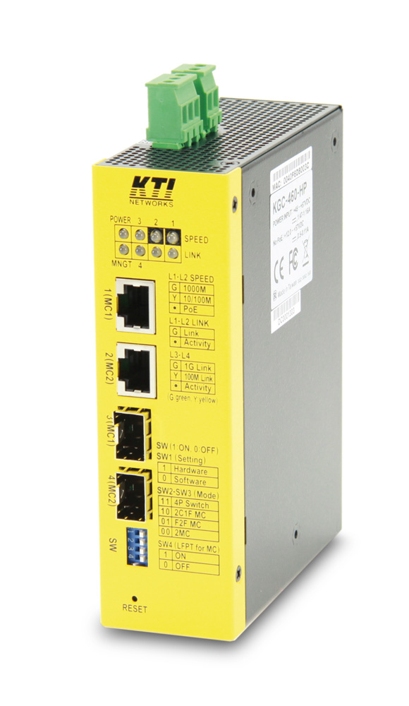 Ein echtes Multitalent: der Medienkonverter KGC-460 von KTI Ein echtes Multitalent: der Medienkonverter KGC-460 von KTI