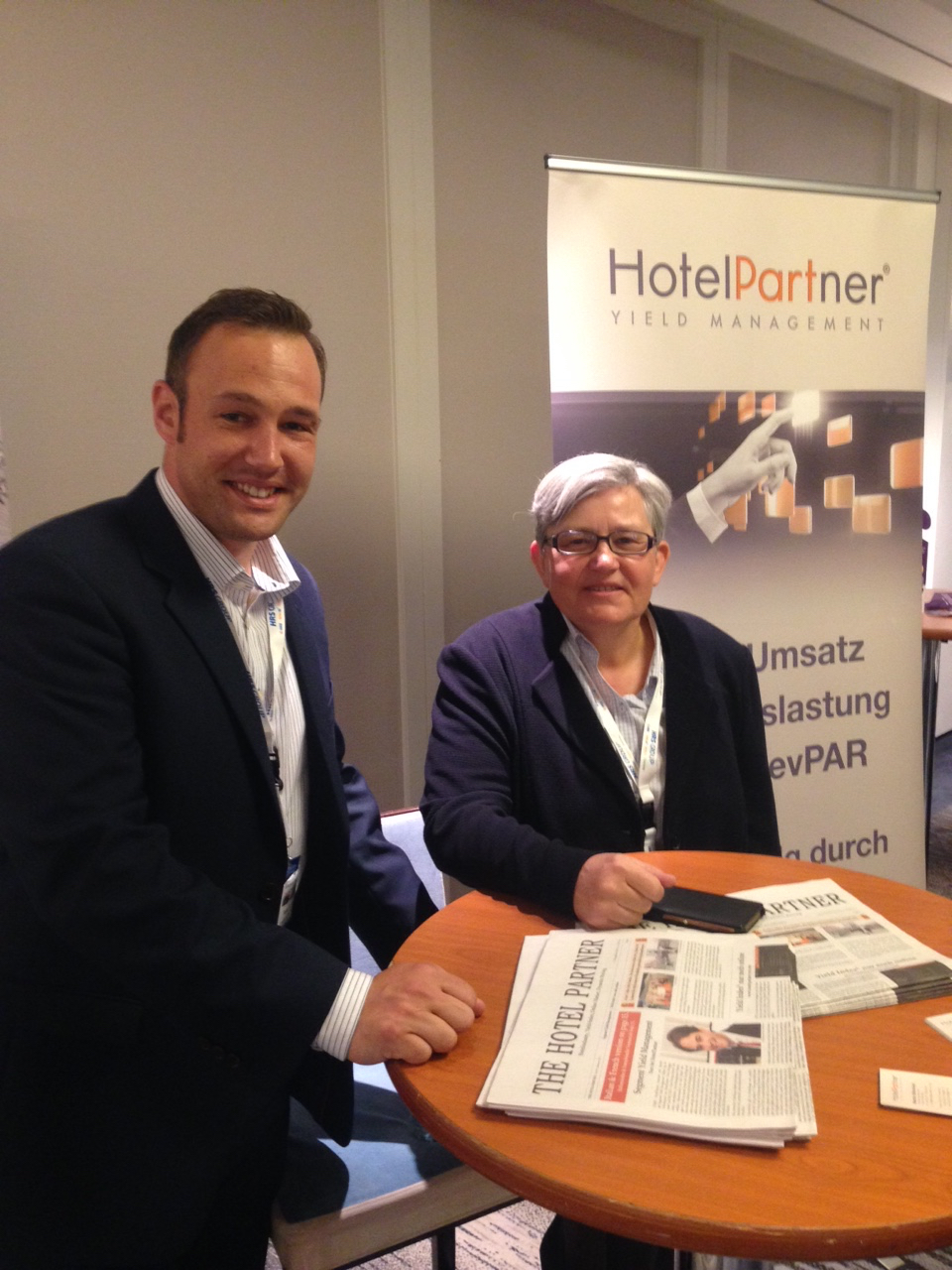 Brita Moosmann und Renko Hermans, HotelPartner Yield Management Brita Moosmann und Renko Hermans, HotelPartner Yield Management