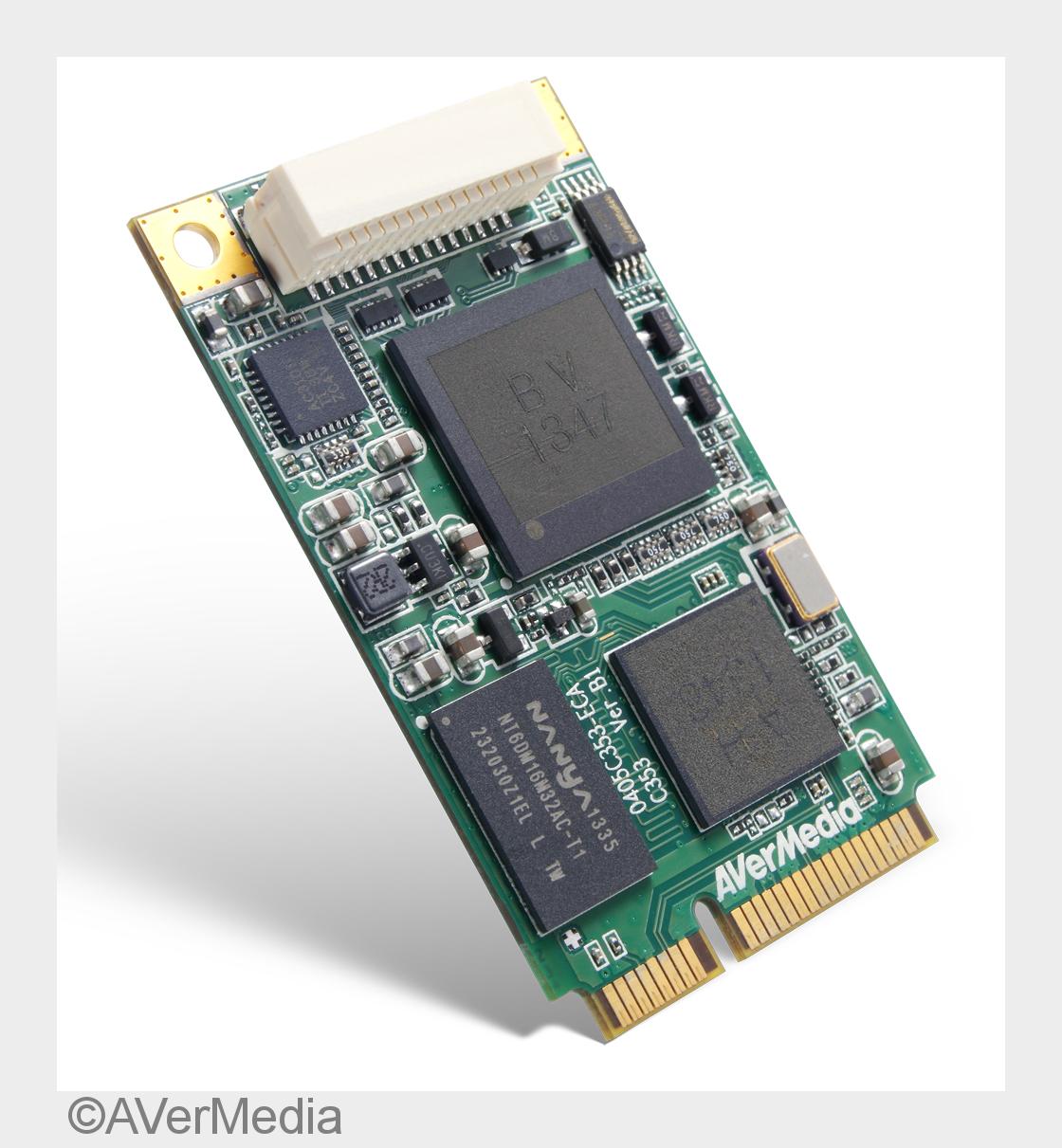 Datenblatt AVerMedia DarkCrystal HD Capture Mini-PCIe C353W (Bildquelle: AVerMedia)