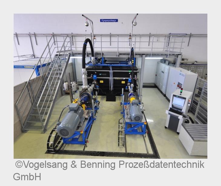 Vogelsang& Benning bietet Systemlösungen für die Pumpenprüftechnik (Bildquelle: Vogelsang& B Vogelsang& Benning bietet Systemlösungen für die Pumpenprüftechnik (Bildquelle: Vogelsang& B